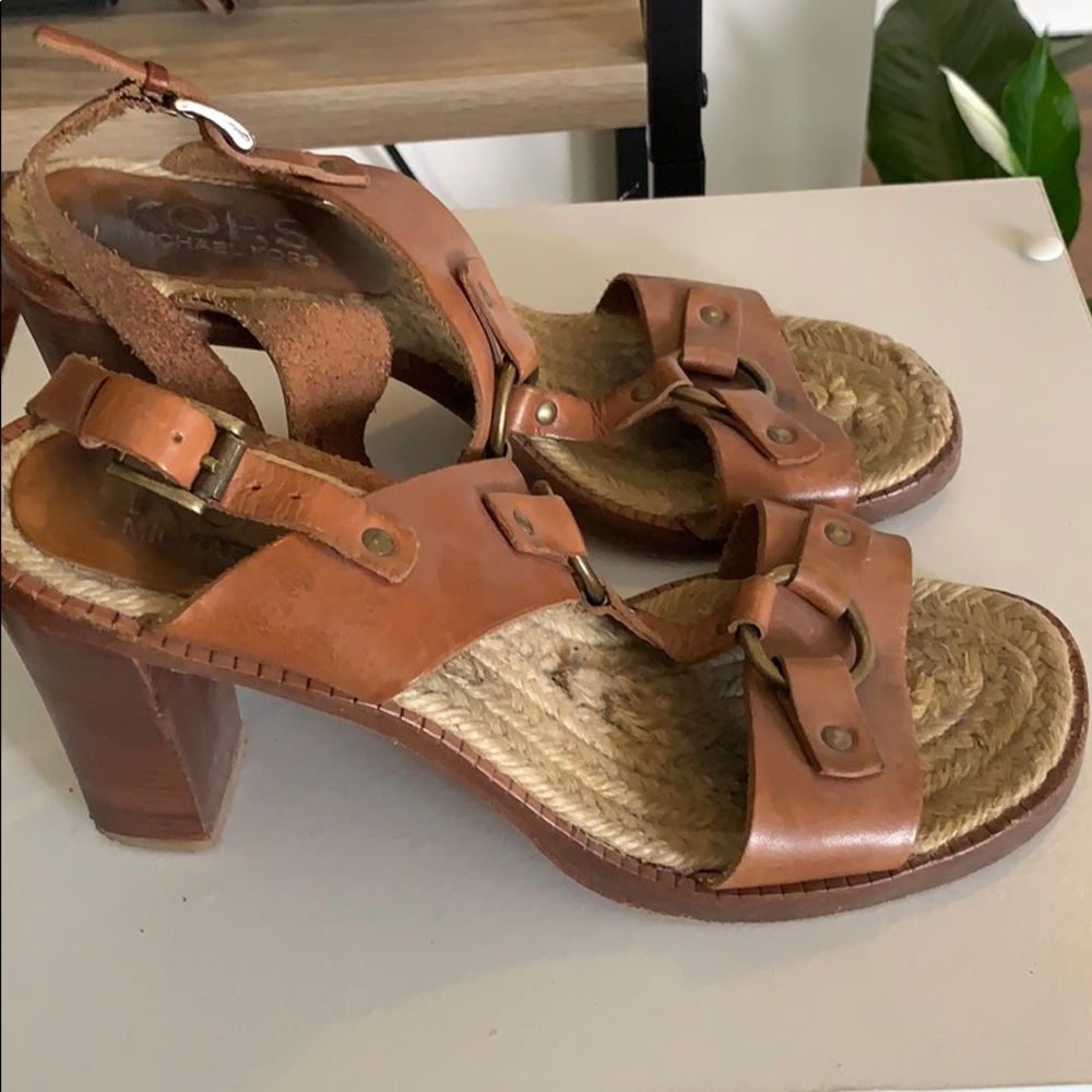 Michael Kors Leather Sandal 8m - Picture 6 of 11